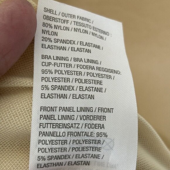 D & Co. Beach Womens 22W Orange Paisley Ruched Faux Wrap Adjust Strap Sw… - Picture 16 of 16